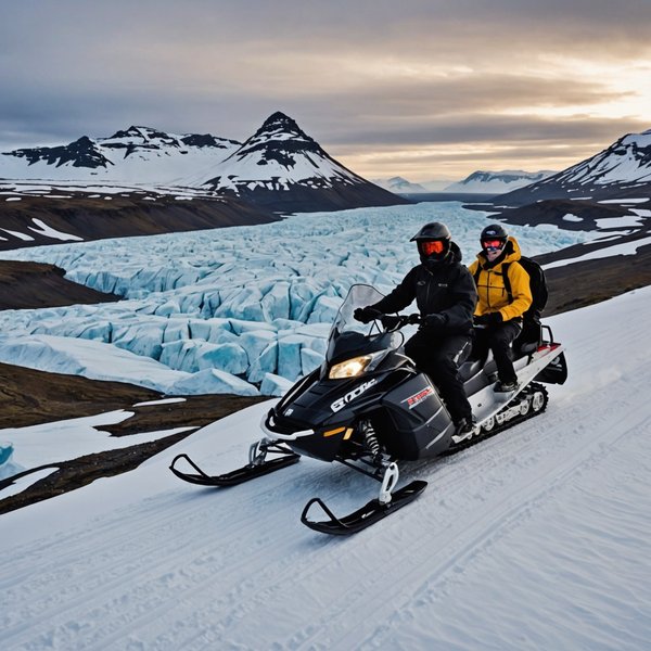 Quels sont les avantages de louer une maison de vacances en Islande avec des excursions en motoneige et des randonnées sur glaciers?